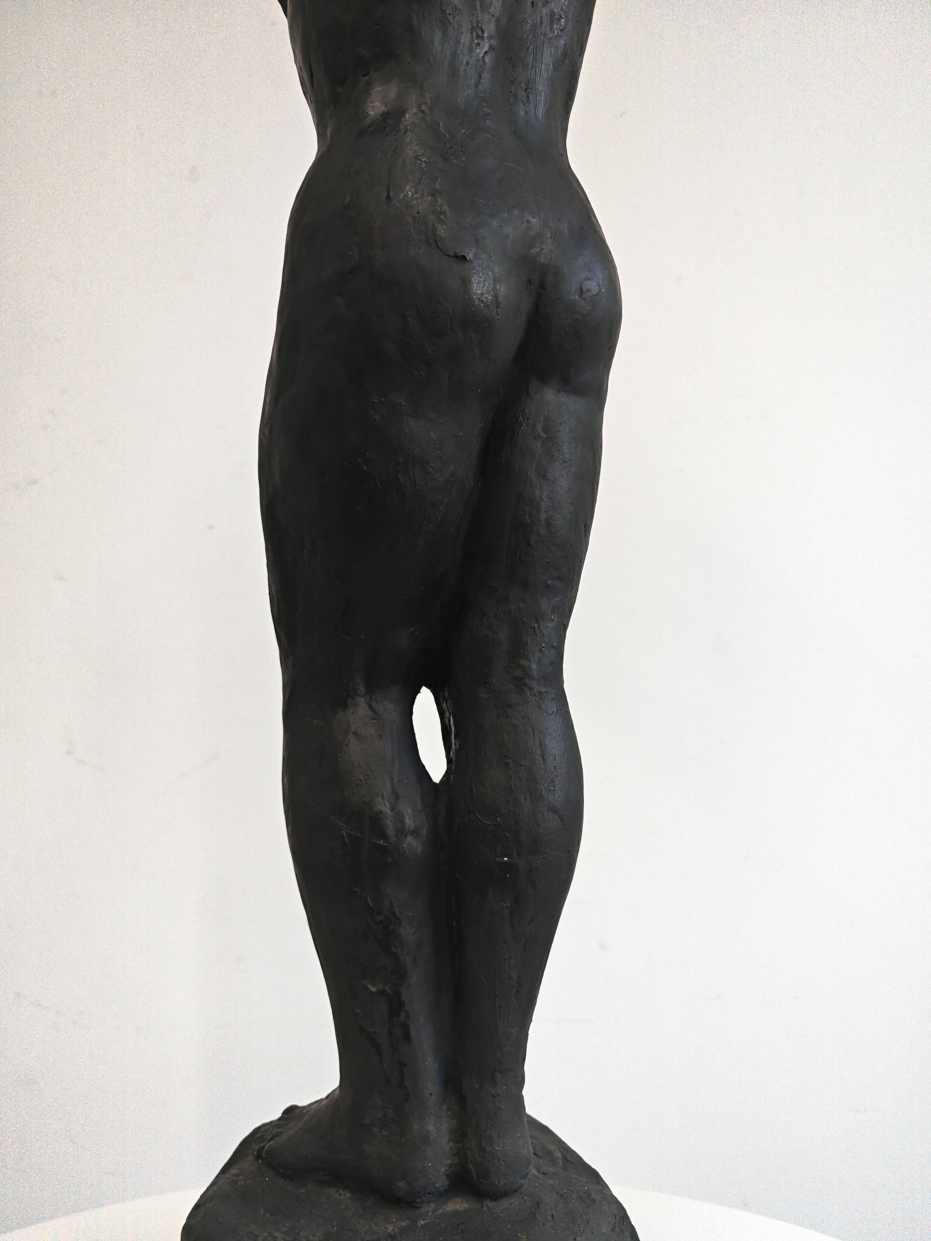 Sculpture of a Nude Woman in plaster by Radeta Stankovic