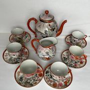 Service à thé en porcelaine fine 14 pièces