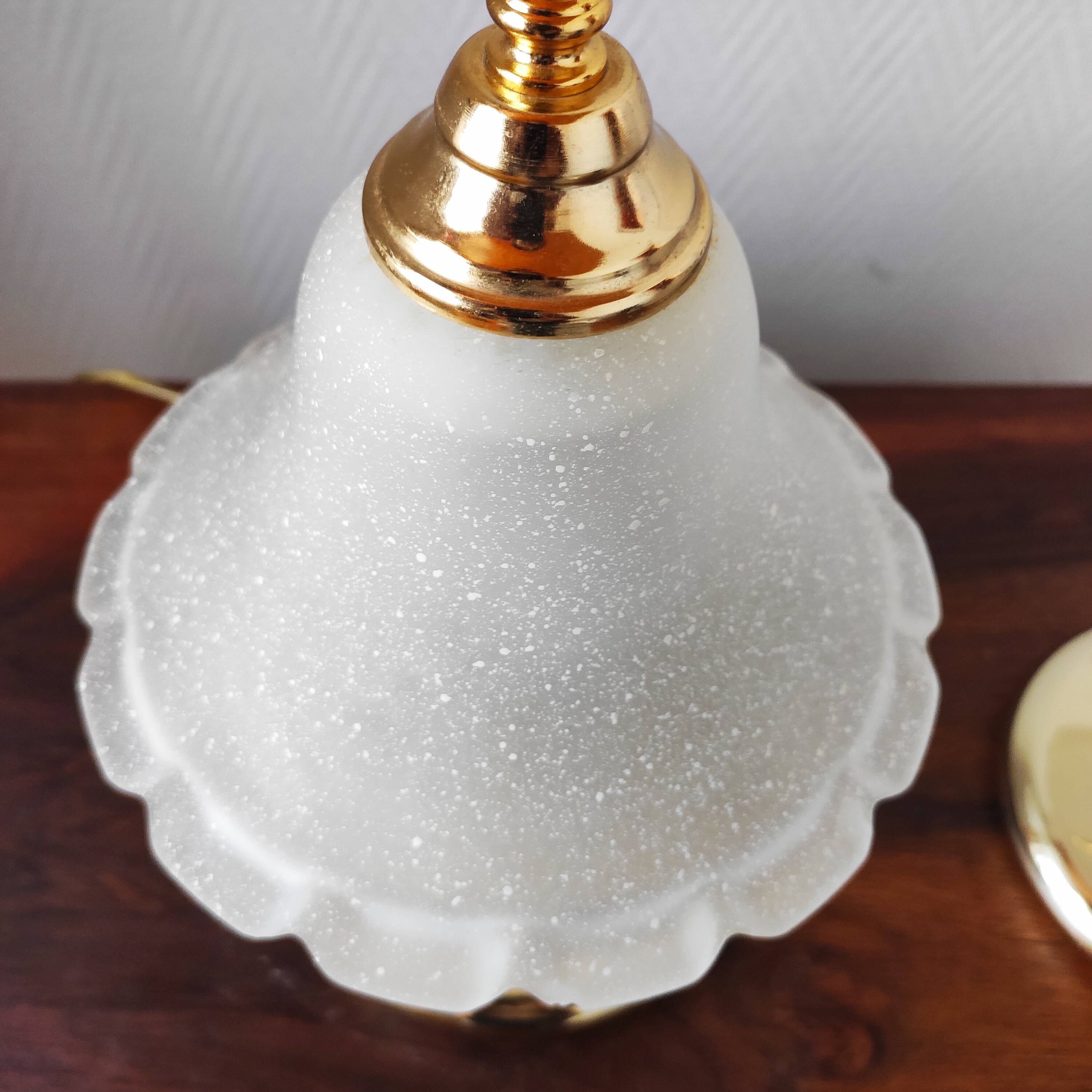 Pair of vintage mushroom lamps