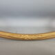 Fine old oval frame wood - gilded stucco 42x31 cm