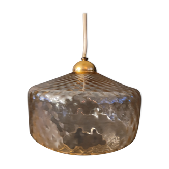 Suspension en verre fumé