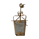 Glass and brass suspension