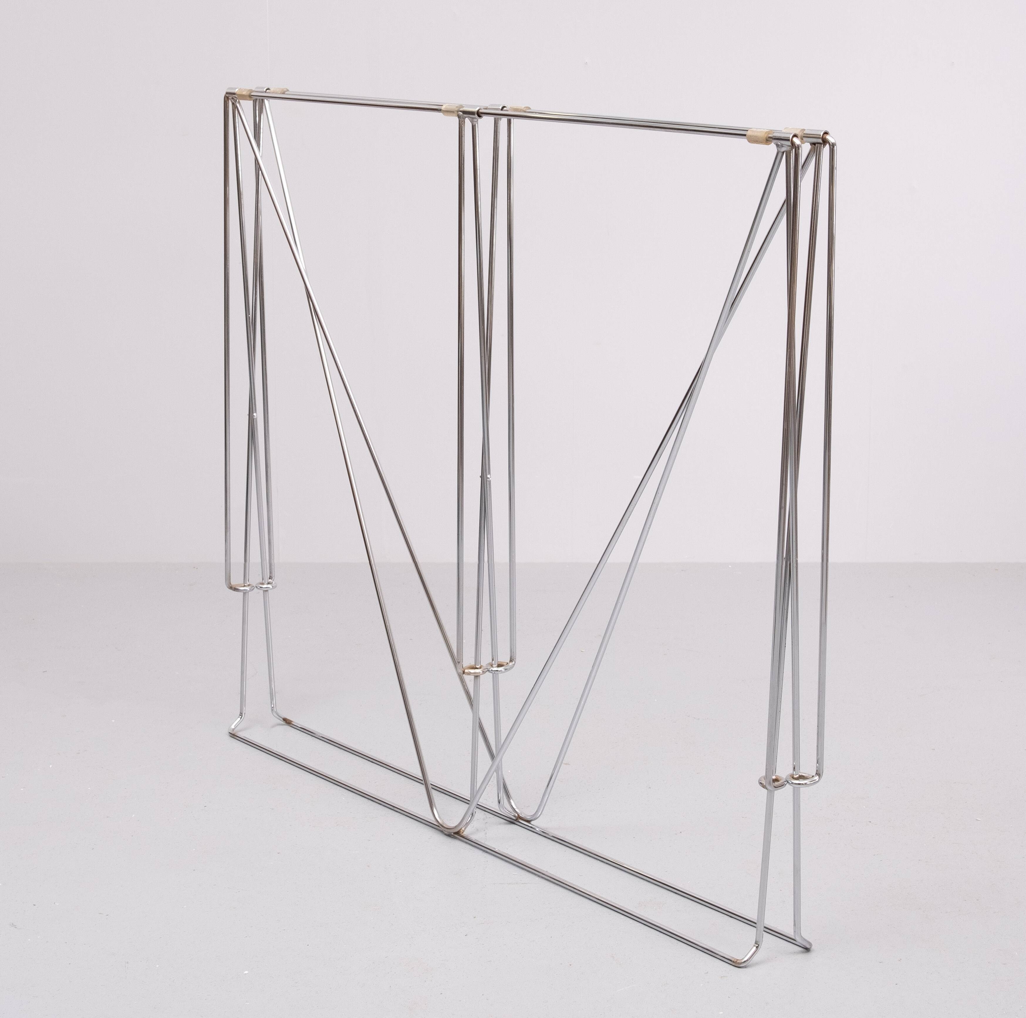 Max Sauze Dining Table With Foldable Base 1970s France