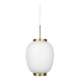 Suspension vintage danoise Kina par Bent Karlby, Lyfa, 1946