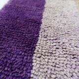 Vintage French Savonnerie runner modernist design 88cm x 259cm - 1970s (1C1201)