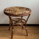 Rattan coffee table
