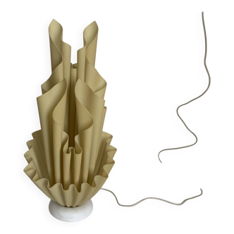 Vintage 1970 Georgia Jacob Corolle lamp, yellow flave - 51 cm