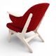 Fauteuil Lounge CE Matthes Modèle 33 par Carl Edward Matthes, 1950