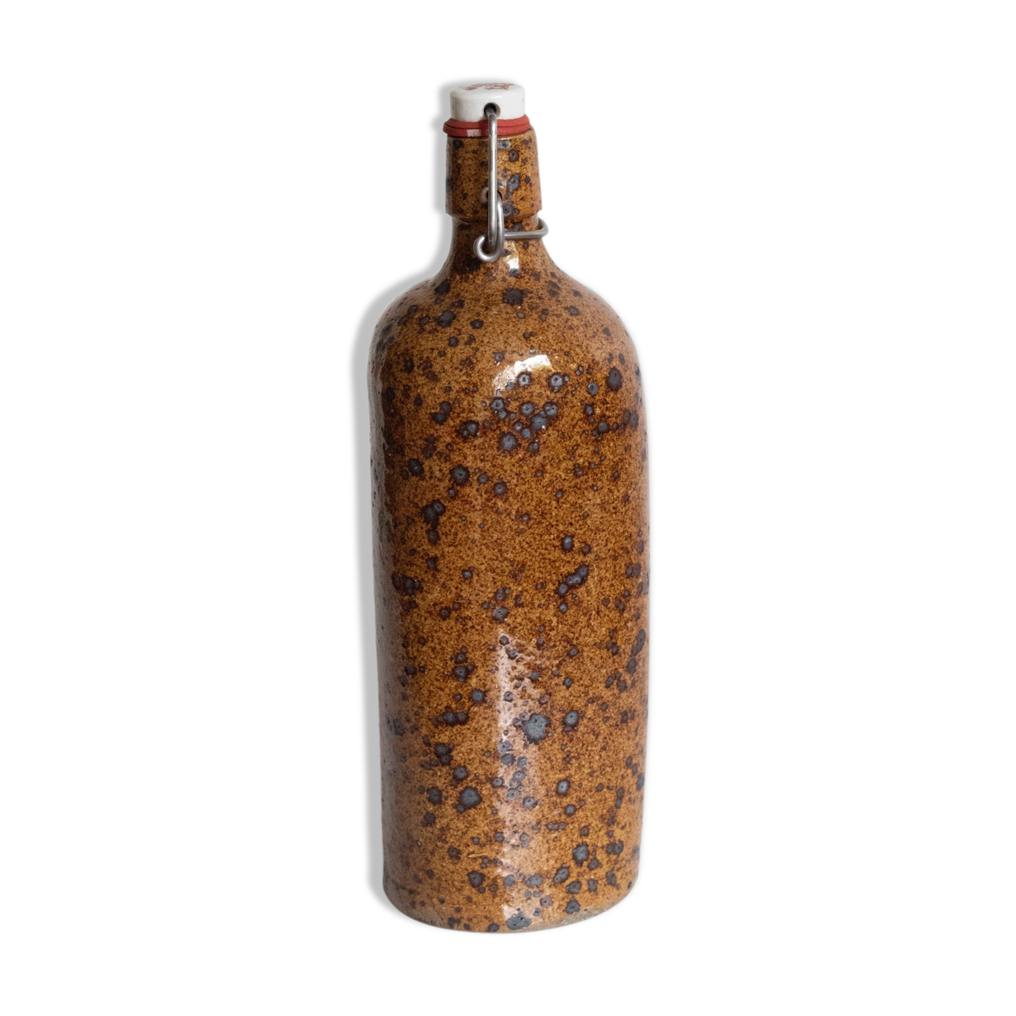 Pyrite stoneware bottle