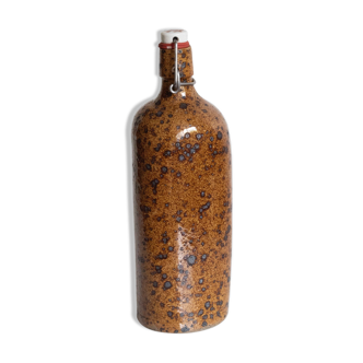 Pyrite stoneware bottle