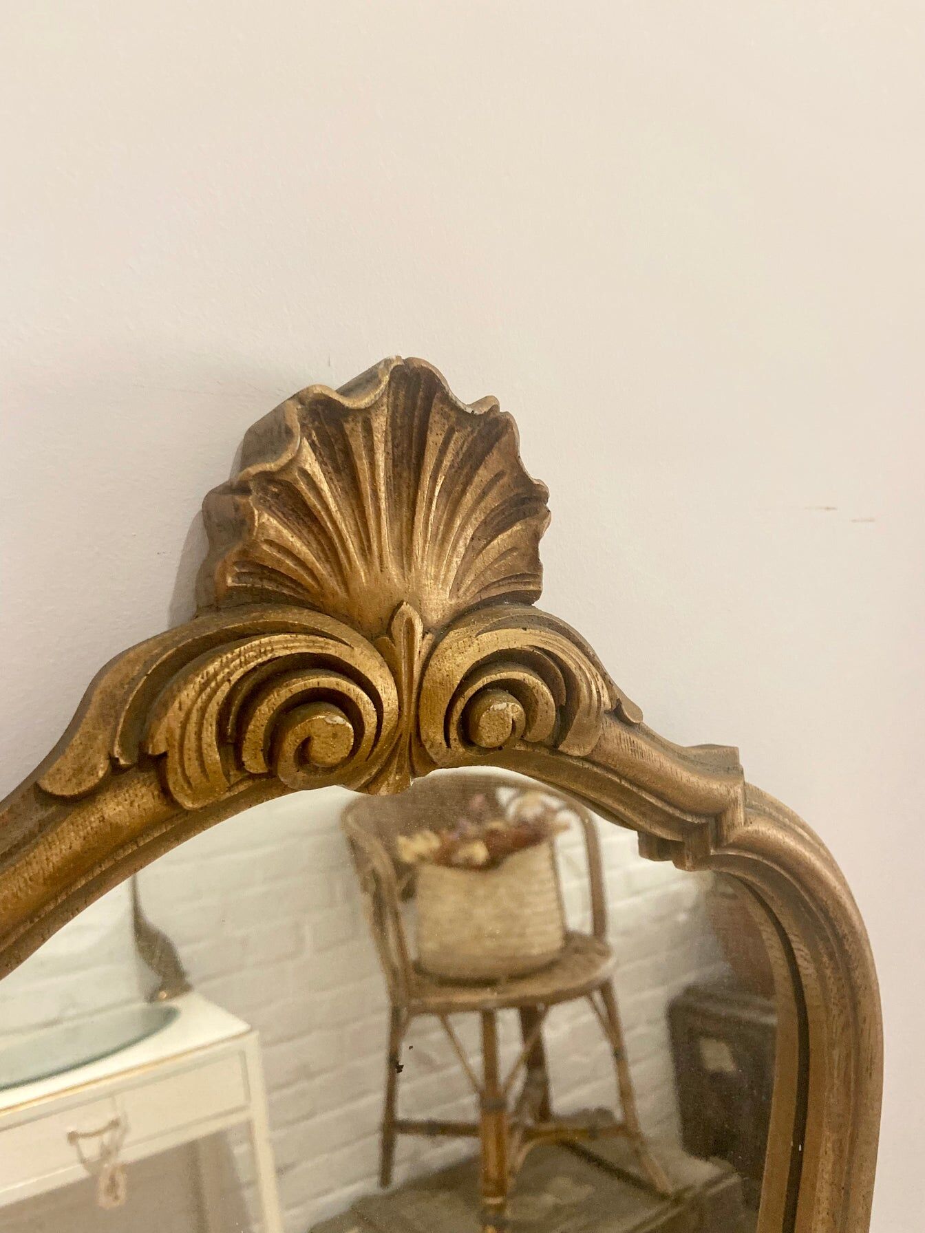 Baroque mirror, 34X59 cm