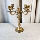 5-light brass candlestick