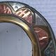 Three metal mirrors brass copper silver metal 80s