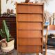 Ancien chiffonnier vintage 6 tiroirs