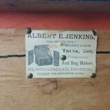 Old painted english marine chest