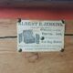 Ancien coffre de marine anglais peint
