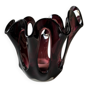 Vase en verre soufflé - verrerie