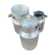 3 Vintage aluminium old milk pot 1950