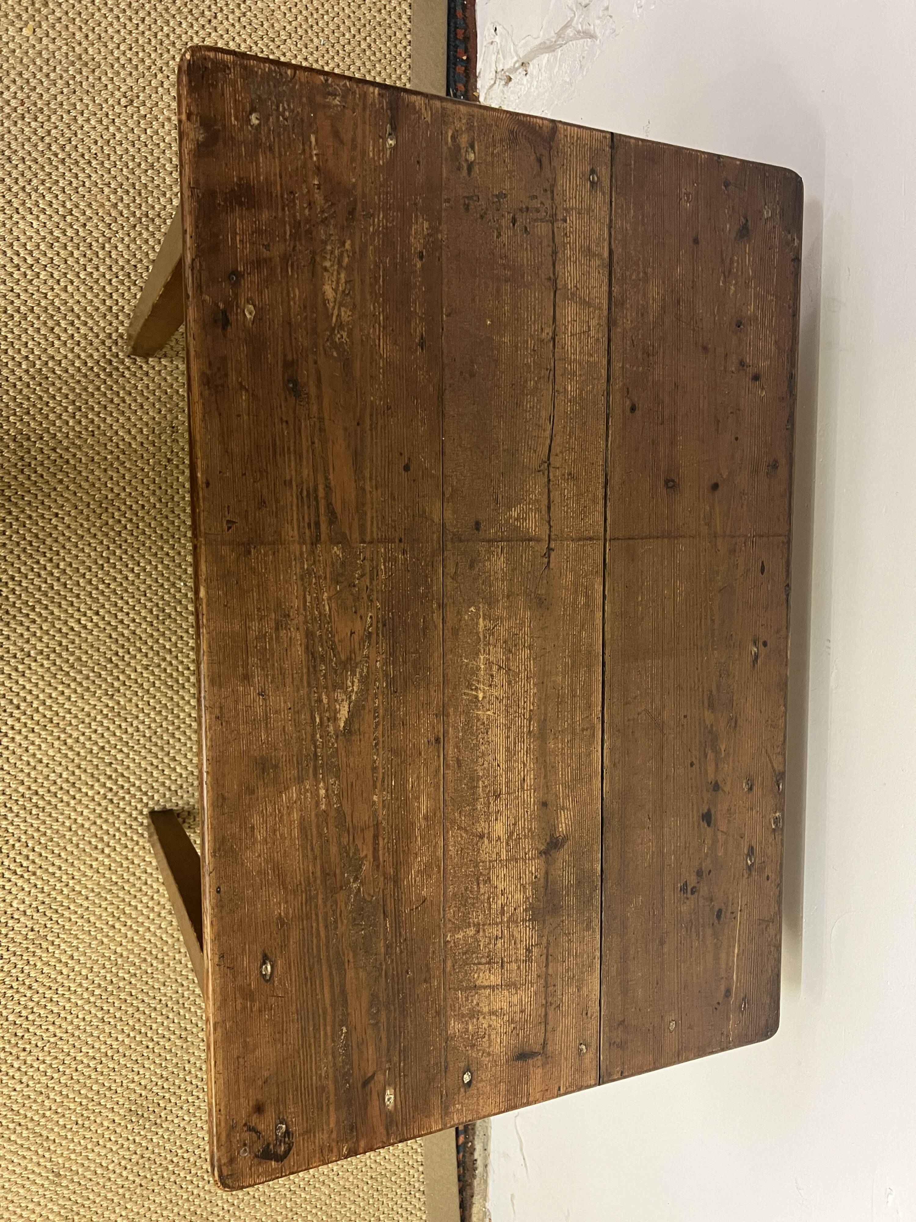 Small farm table / Small vintage wooden desk