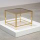 Brass structure side tables 1970 France circa 1970