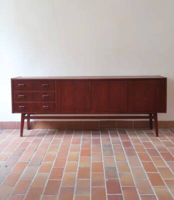 Mid-century Scandinavian teak sideboard from the 60s