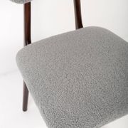 Grey Bouclé Chair from the 20th Century, 1960s