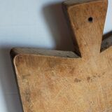 Cutting board in old solid wood