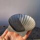 Silver-plated metal shell bowl