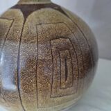 Lampe boule en céramique par Olivier Roy