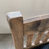 Brutalist Aranjou elm bed