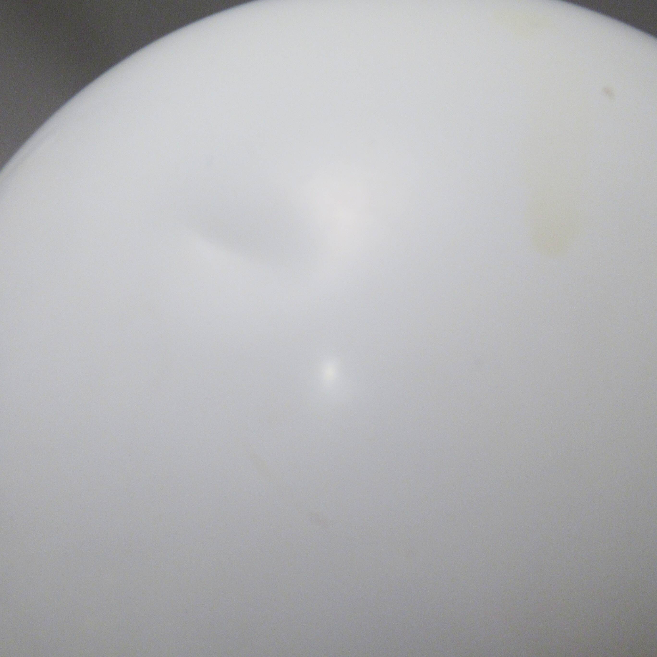 White globe lamp from the 1970s