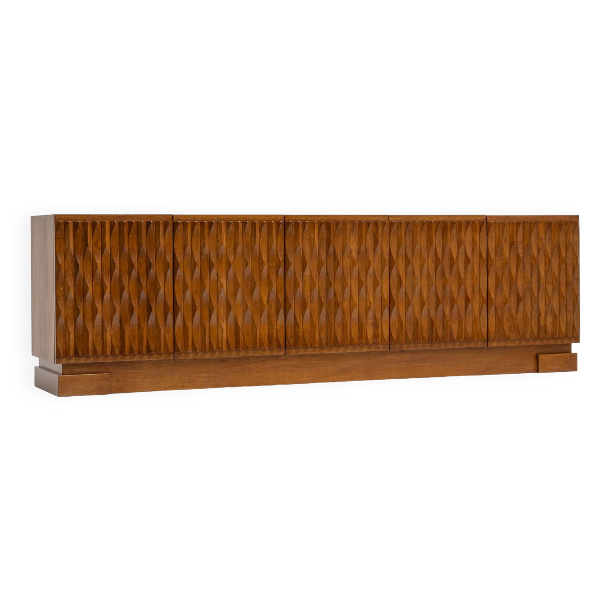 Midcentury Brutalist Oak Sideboard, Belgium