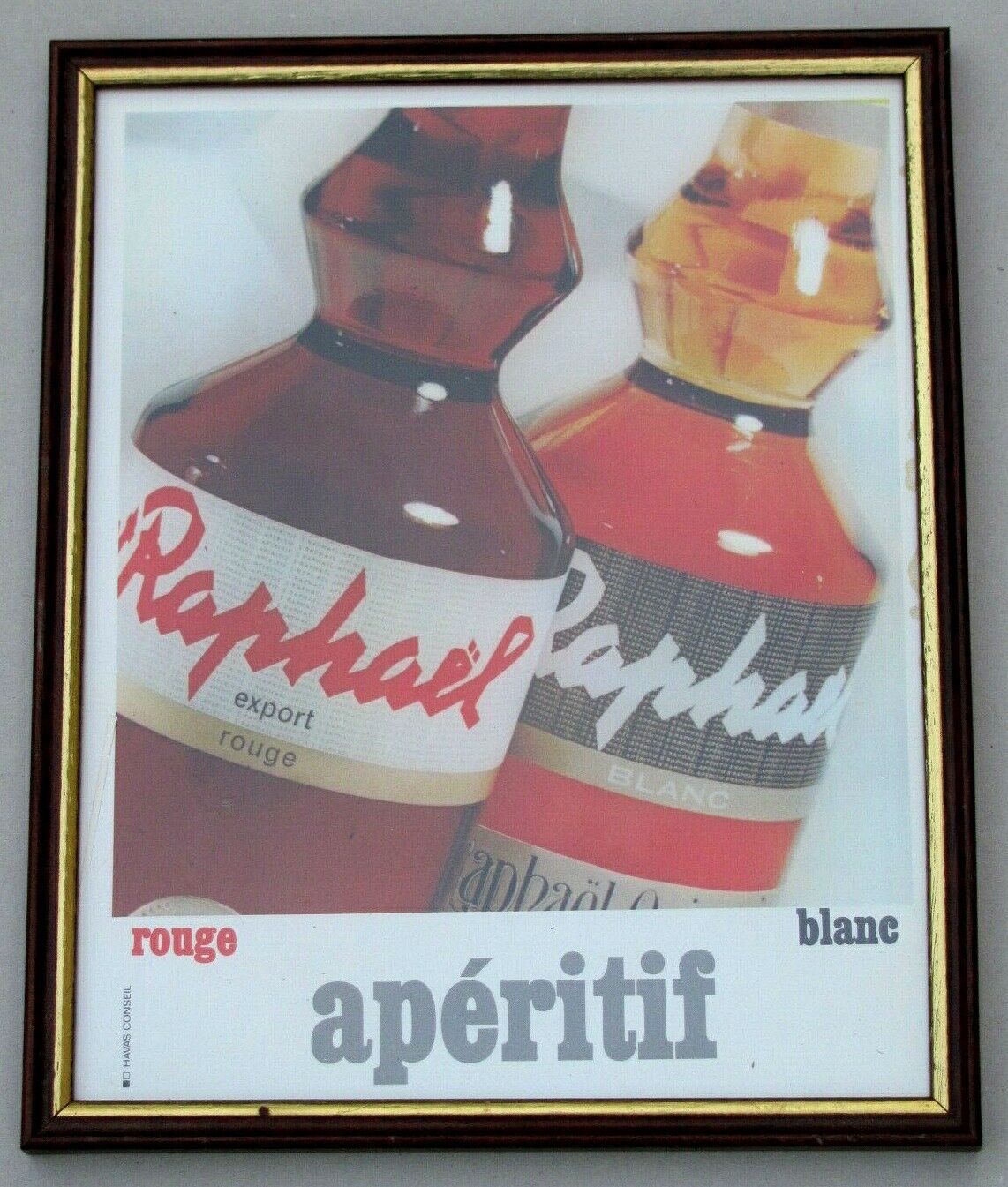Advertising - St Raphael - Red - White - vintage