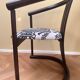 Chinese style chair, renovated & upholstered with Tigermountain by Dedar