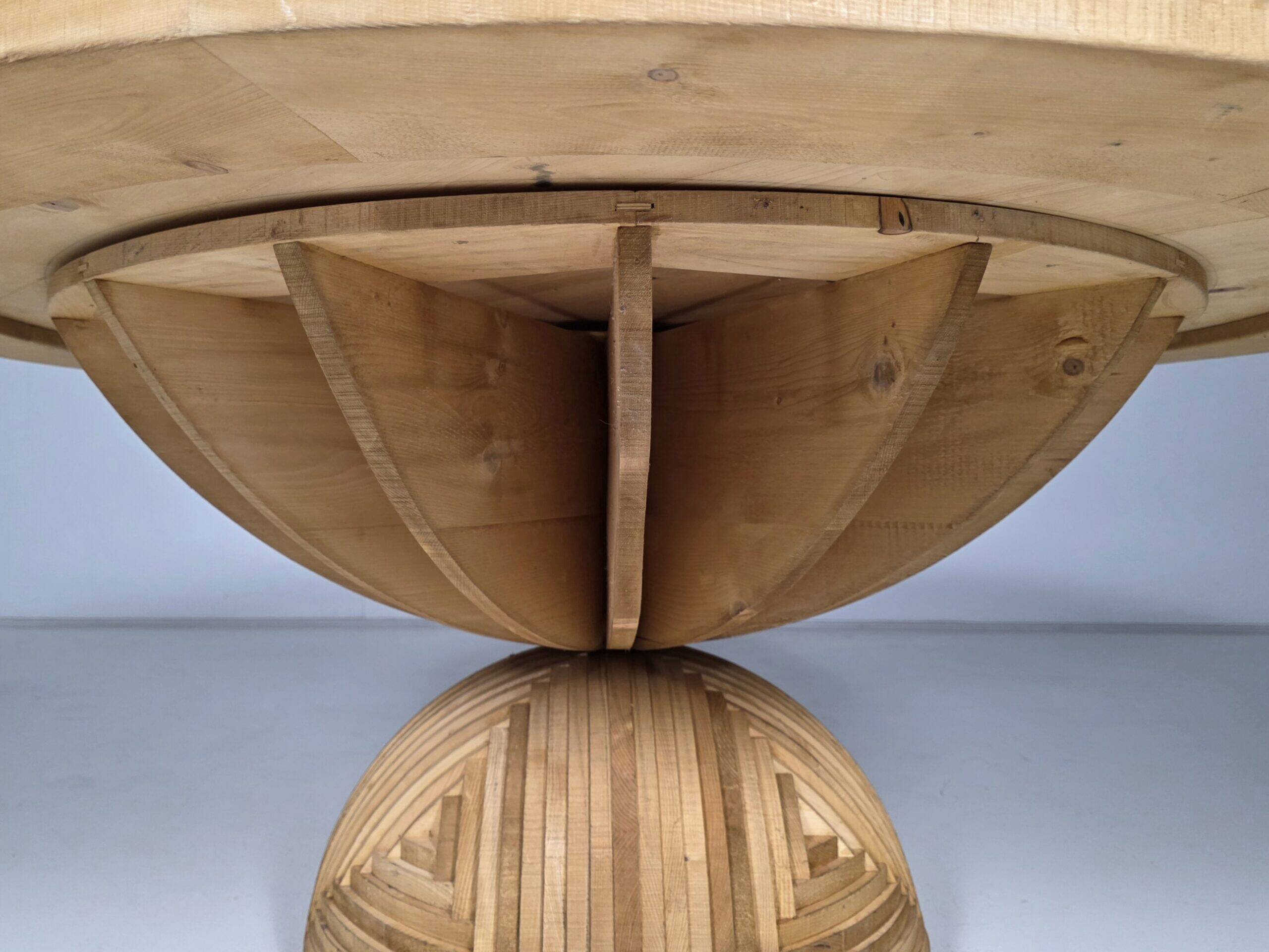 Rosa Dei Venti table by Mario Ceroli for Poltronova, 1970s
