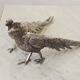 Paperweight birds pheasants vintage metal