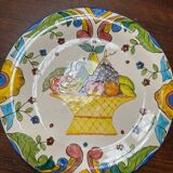 Assiette villa fiori corbeille de fruit