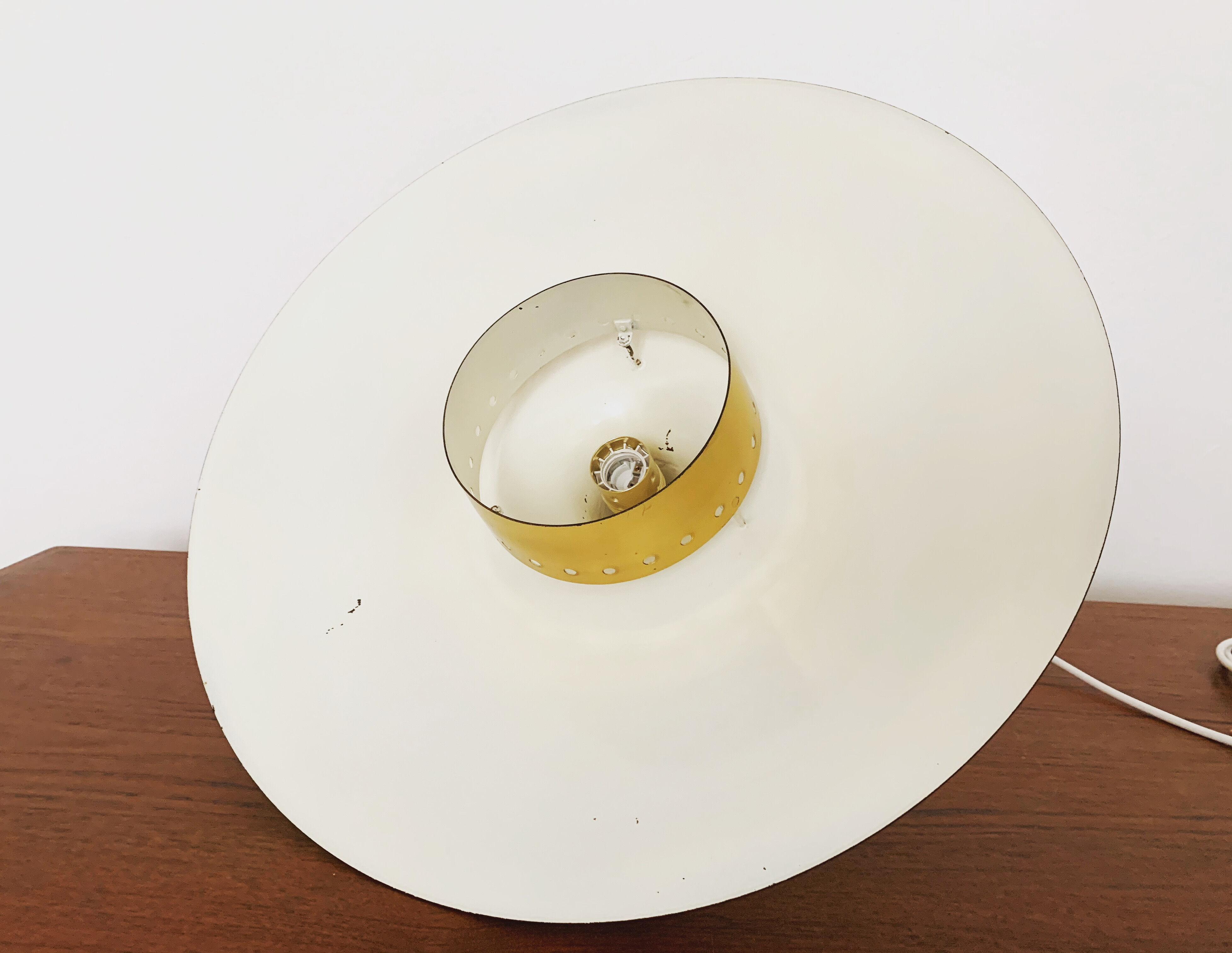 Swedish Mid-Century Modern brass pendant lamp