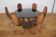 Dining room table and 6 chairs by Alessandro Alpizzi, 1970s, Set of 7