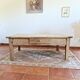Old walnut coffee table