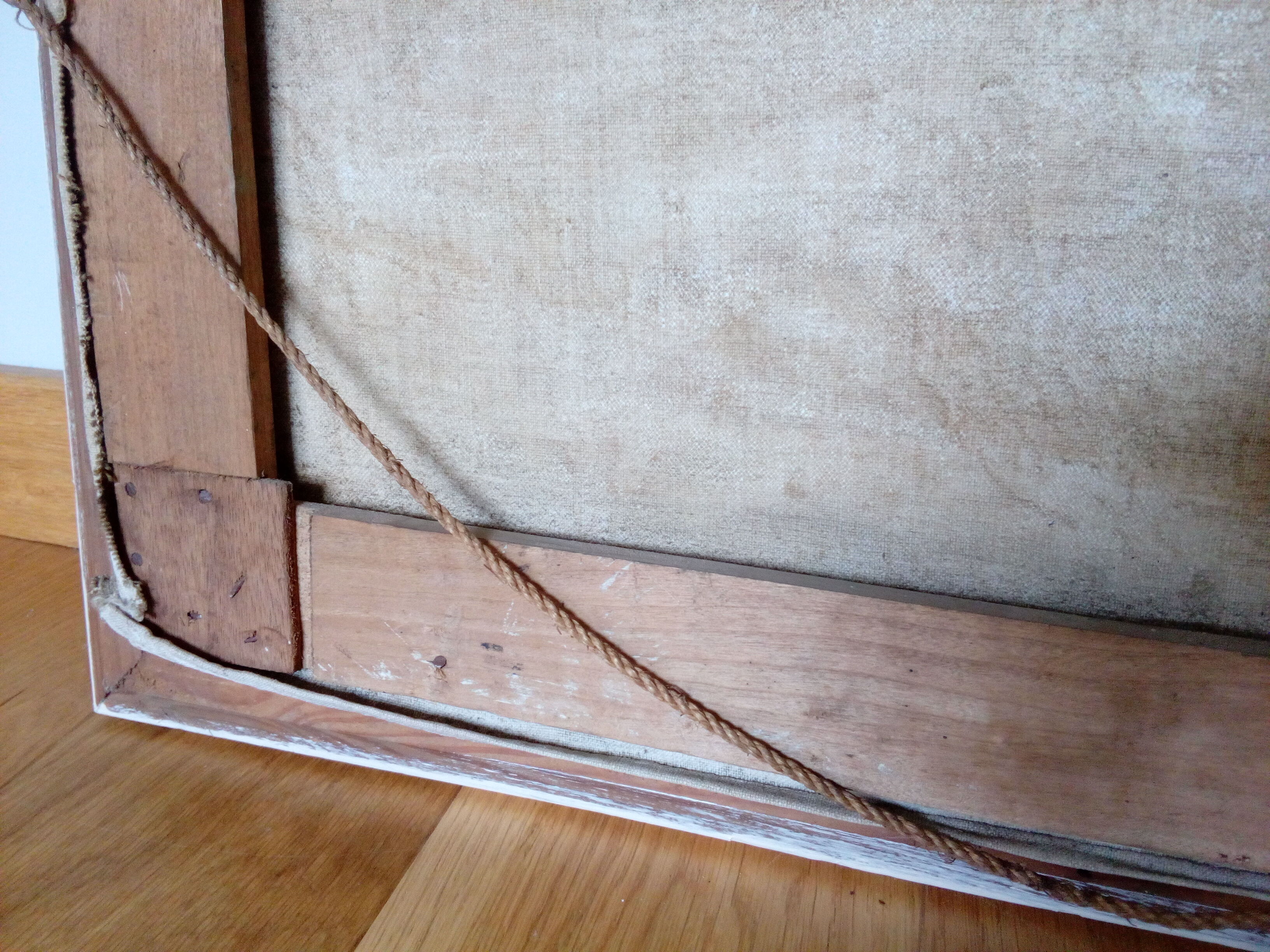 Table bouquet of flowers oil on canvas signed Eustache