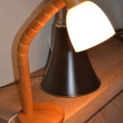 Vintage pine articulated lamp