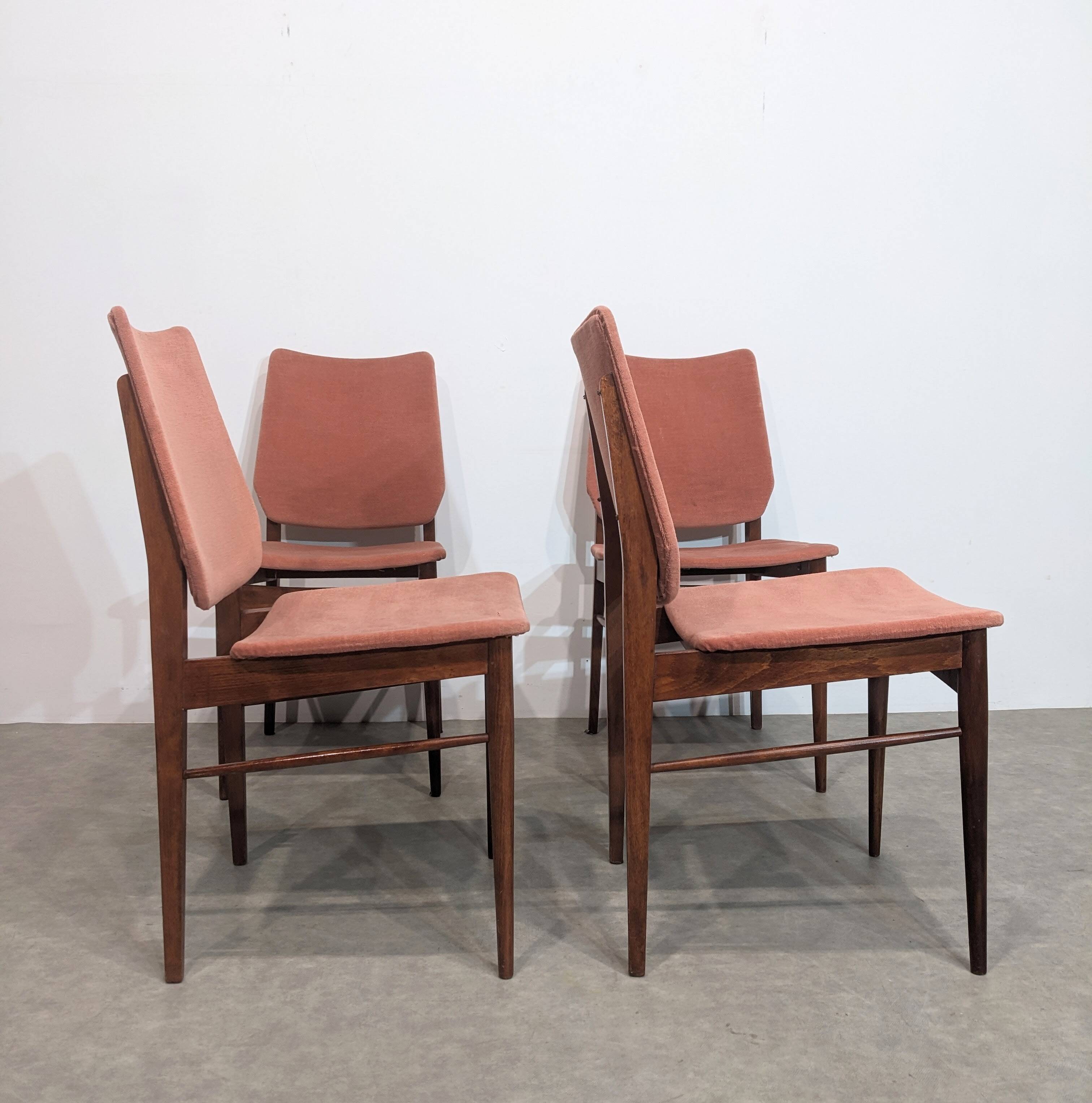 Four vintage chairs from the 1960s
