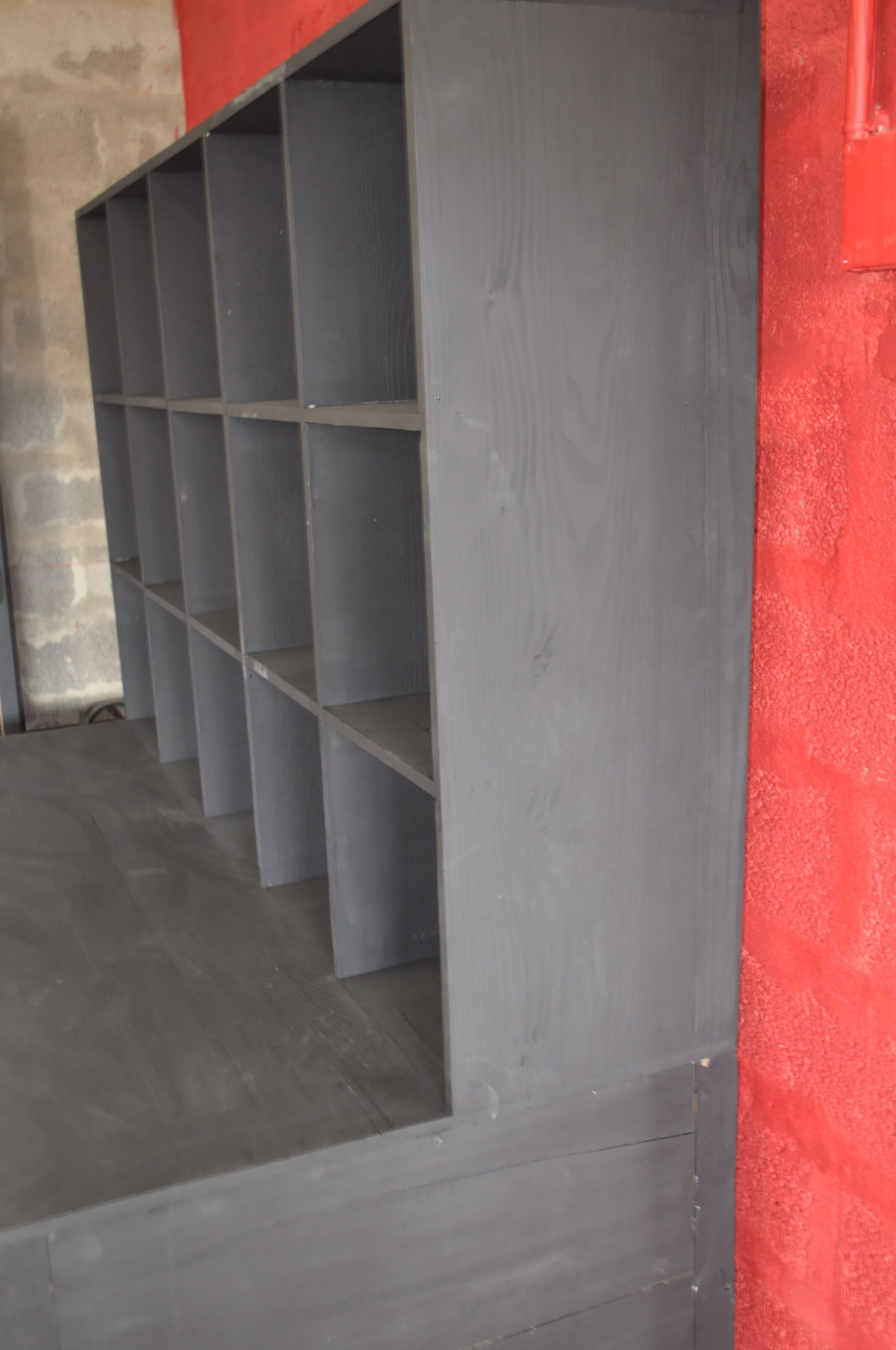 Wooden postal sorting office