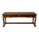 Empire-style centre desk in mahogany – with side pull-outs