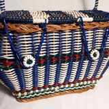 Basket in scoubidou 1960