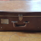 Vintage brown suitcase