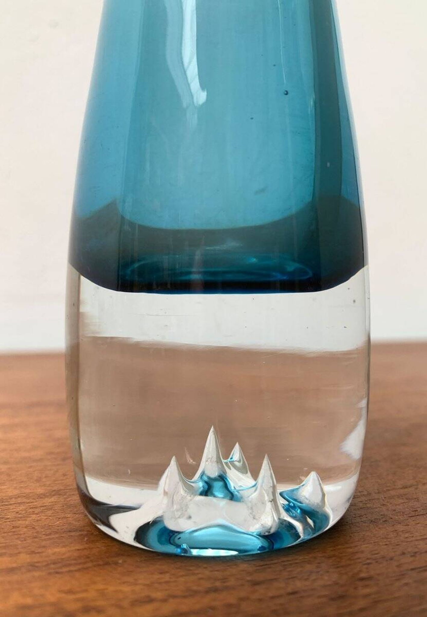 Vase en Verre d'Art Vintage