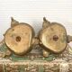Pair of brass candlesticks