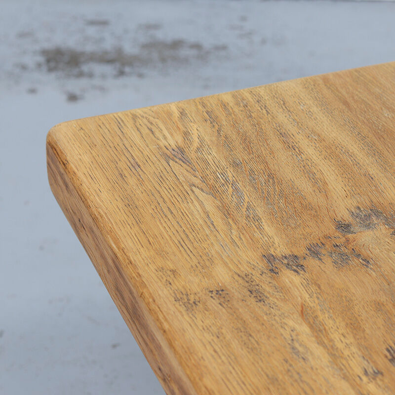 Vintage Rustic Brutalist Coffee Table